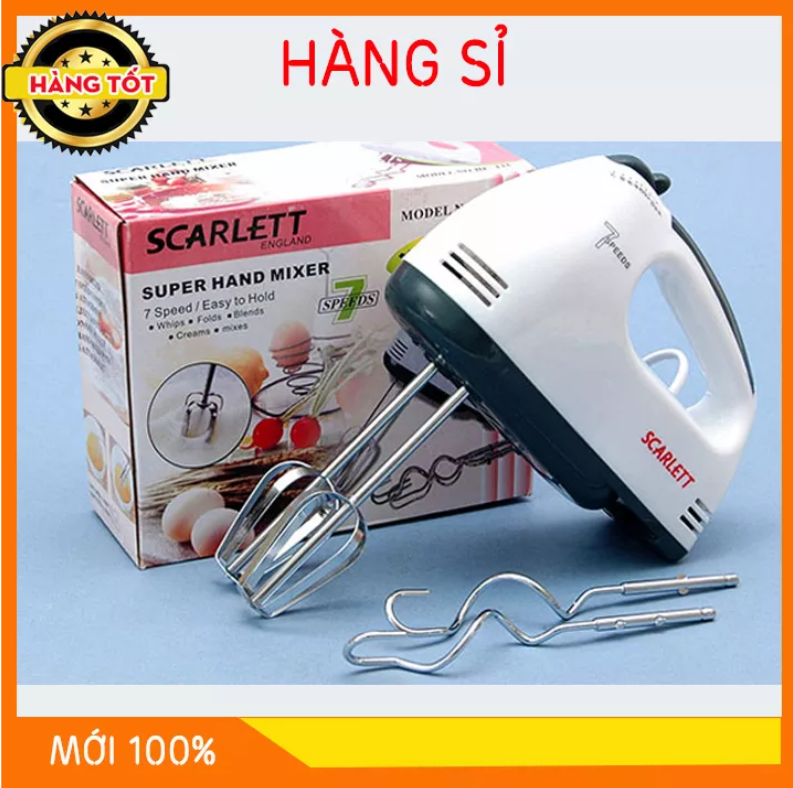 Máy đánh trứng - máy đánh trứng cầm tay Scar máy đánh trứng tự động Máy Đánh Trứng Cầm Tay 7 Tốc Độ cao cấp