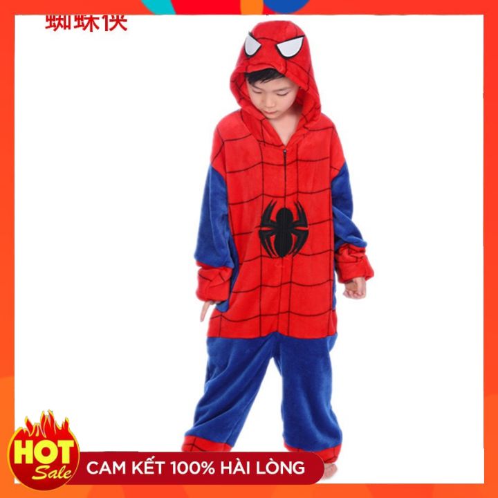 Bộ đồ siêu nhân nhện trẻ em ⭐ bộ đồ thú giá rẻ