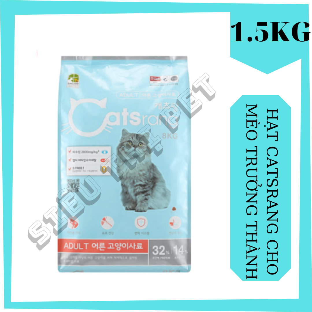 Catsrang - Thức ăn hạt cho mèo trưởng thành 1.5KG