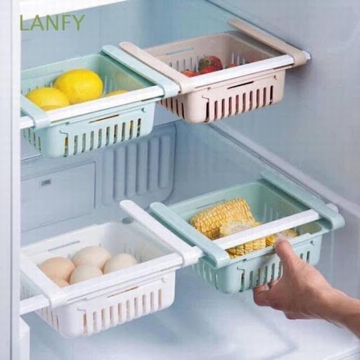 Khay để tủ lạnh, khay gài tủ lạnh tiện ích, khay gài bàn và tủ lạnh đa năng, khay chia ngăn tủ lạnh