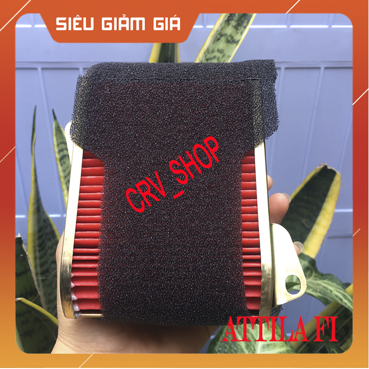 Lọc gió xe máy giúp cải thiện động cơ Attila