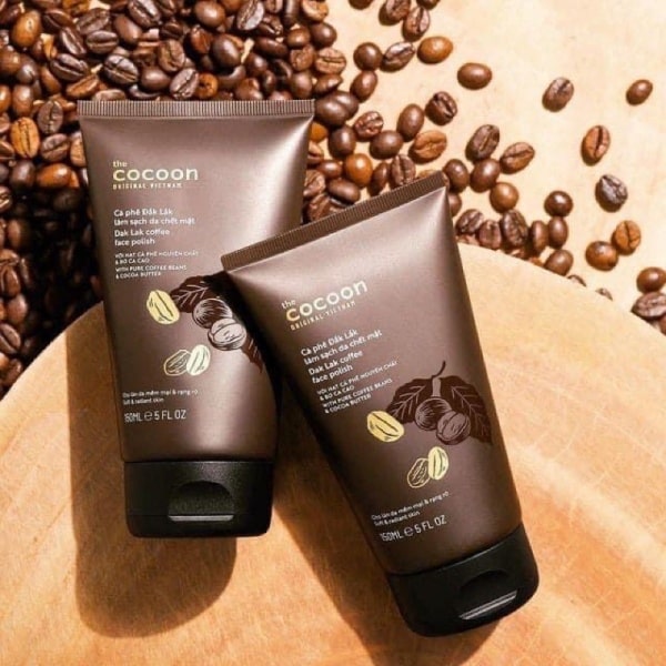 Tẩy tế bào chết mặt cocoon dak lak coffee face polish 150ml