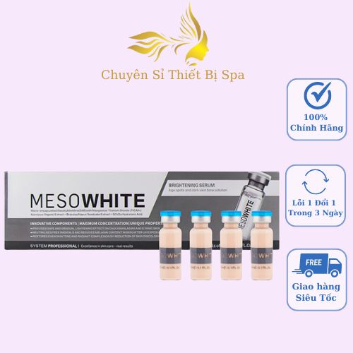 Cấy phấn meso white giúp da trắng đẹp mịn và đều màu