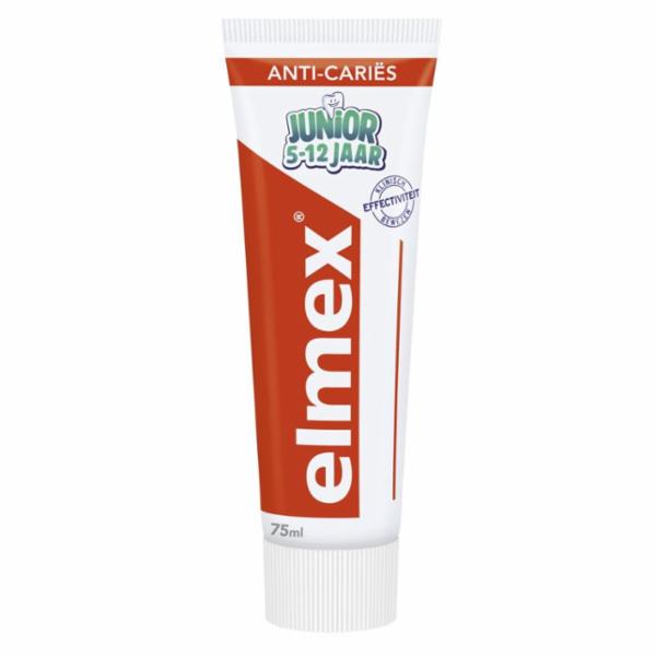 Kem đánh răng trẻ em elmex junior 5-12 tuổi - liv eu - kem đánh răng nuốt được