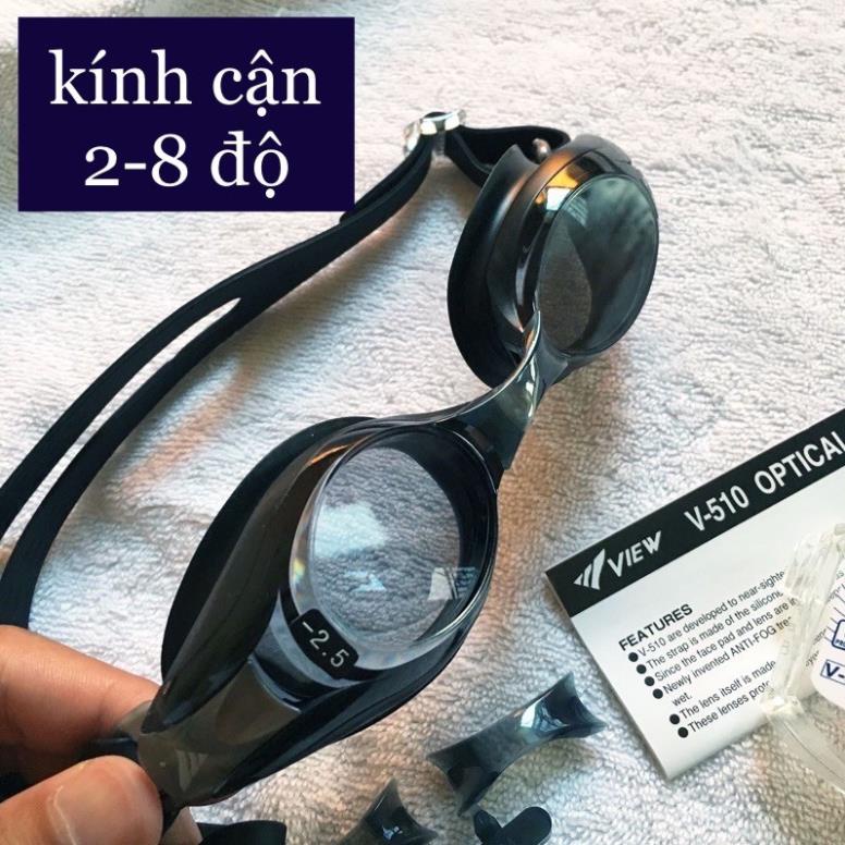 Kính bơi cận, kính lặn có độ hãng view cao cấp từ 2 đến 8 độ- quyensports