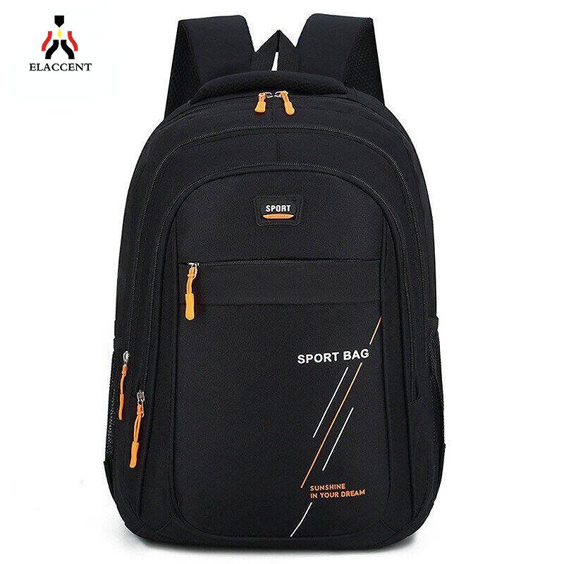 ELACCENT balo ba lô cặp đi học cấp 2 Thời Trang Đeo Chéo Túi Đeo Vai Sức Chứa Lớn Thời Trang Túi Thể Thao Chống Thấm Nước cặp học sinh balo nam ba lô học sinh Ba lô nam ba lô học sinh cấp 2