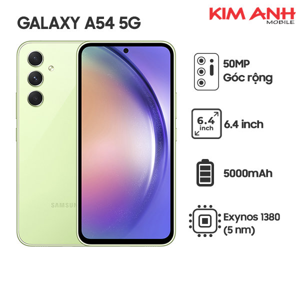 Điện thoại samsung galaxy a54 5g 8gb/256gb | 8gb/128gb - chính hãng - bh 12 tháng