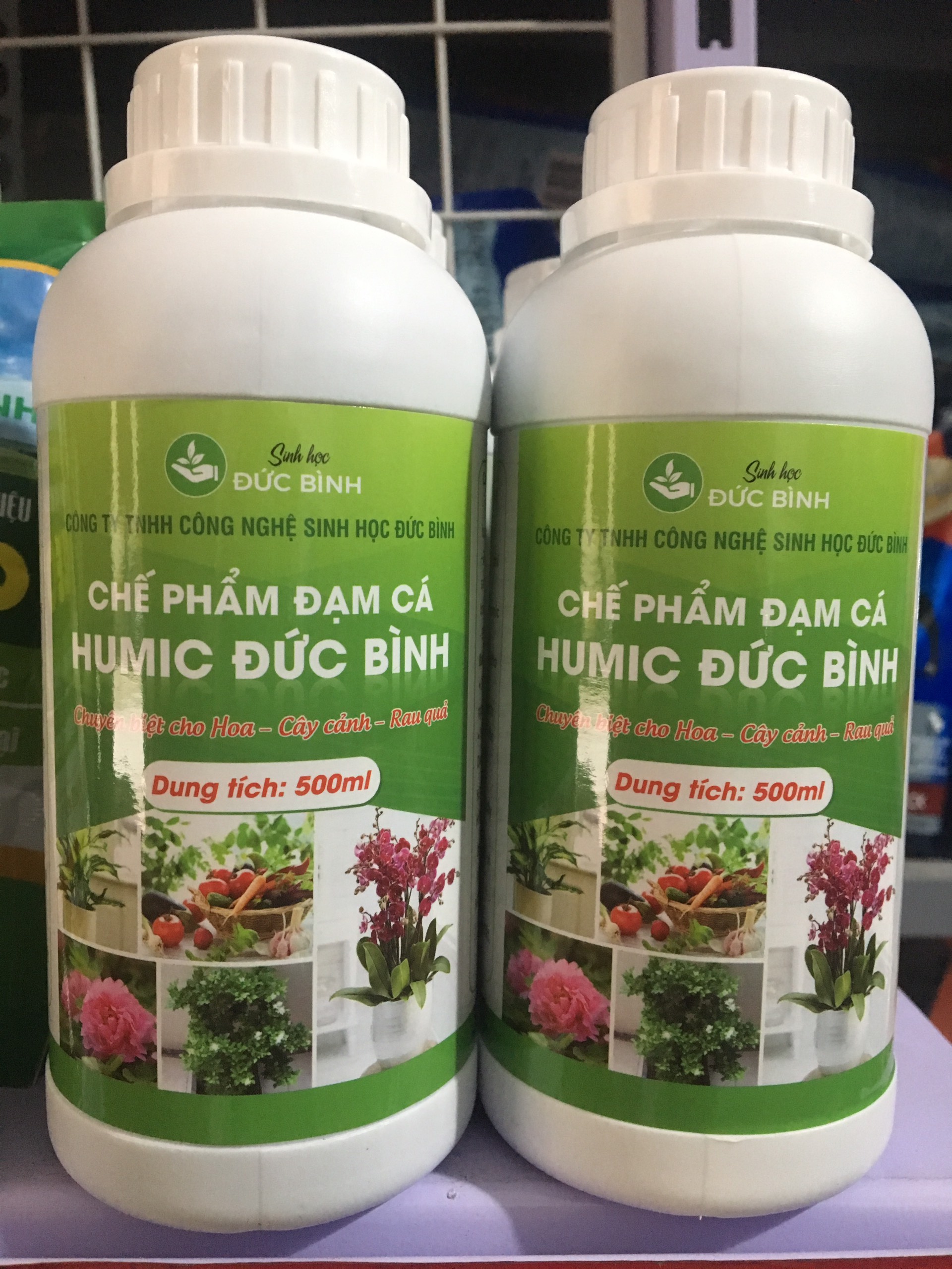 ĐẠM CÁ HUMIC ĐỨC BÌNH 500ML - KÍCH THÍCH CÂY TRỒNG TĂNG TRƯỞNG VƯỢT TRỘI