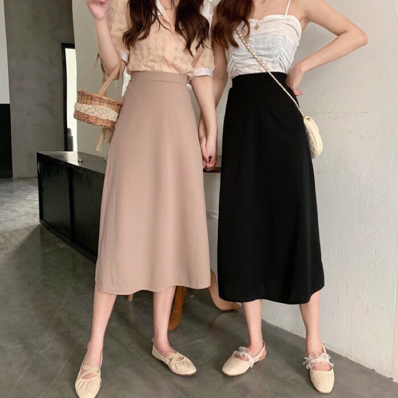 Chân Váy Nữ Công Sở NK Fashion Dáng Dài Đuôi Cá Lệch Kèm Đai Eo Chất