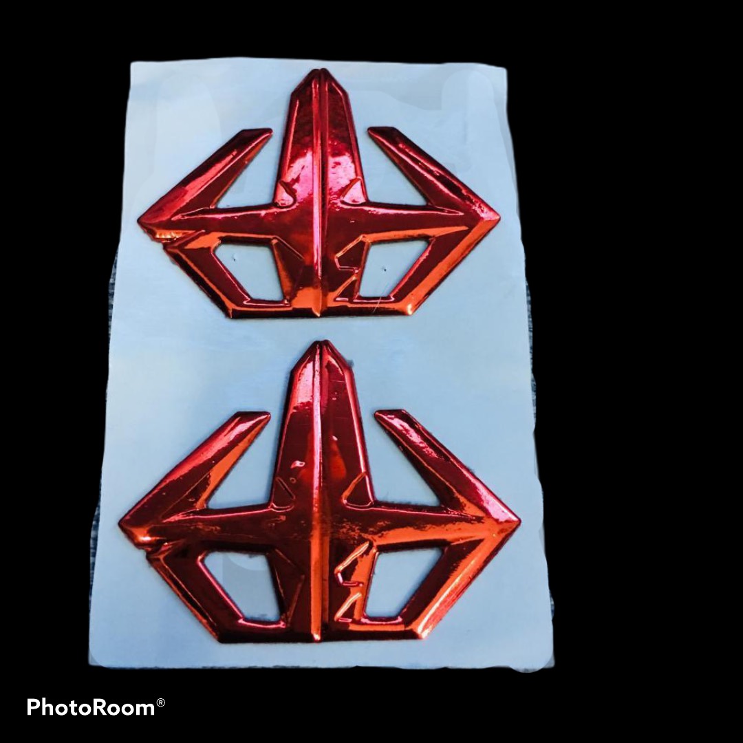Tem dán xe máy logo airblade màu đỏ trang trí xe