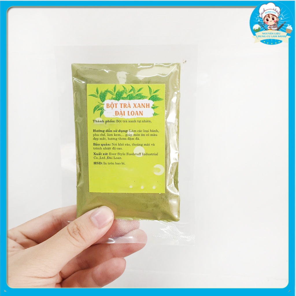 10g bột trà xanh matcha hàng loại 1 bột trà xanh nhật bản có màu xanh mướt, mịn, tơi