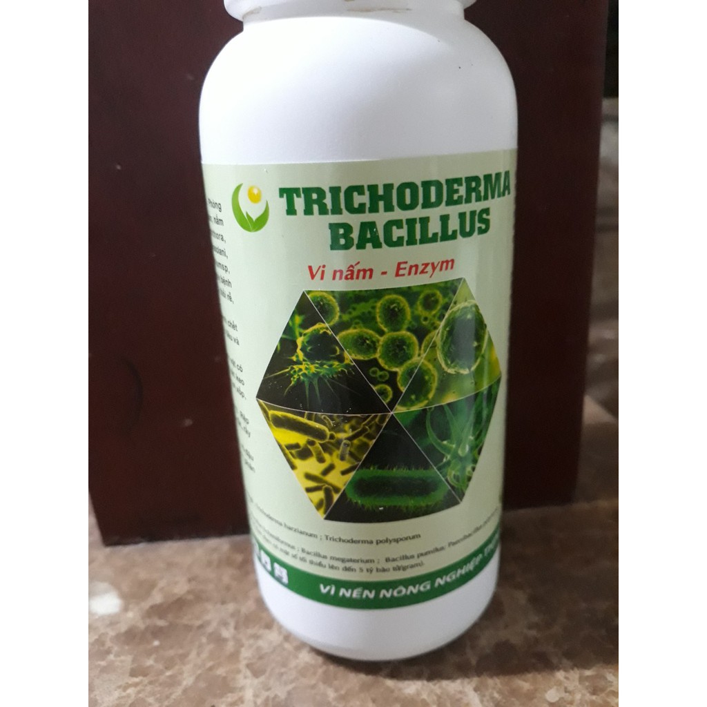 Chế phẩm Tricoderma ủ phân phun lá tưới gốc phòng nấm bệnh chai 500ml