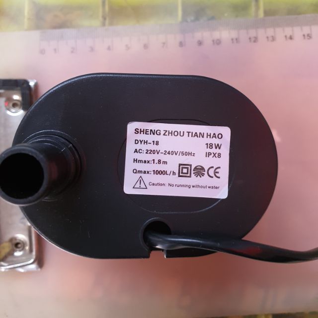 Bơm quạt điều hoà, hơi nước 18w. m.q: 0765563012