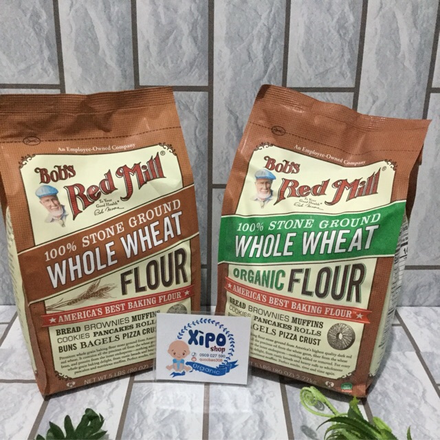 Bột mì nguyên cám Bob's red mill gói lẻ 500g