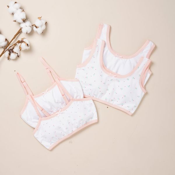 Combo 4 Áo lá học sinh, áo lót học sinh, Áo ngực học sinh, Áo ngực bé gái mới lớn Cao Cấp Xuất Khẩu Hàng Chuẩn Việt Nam