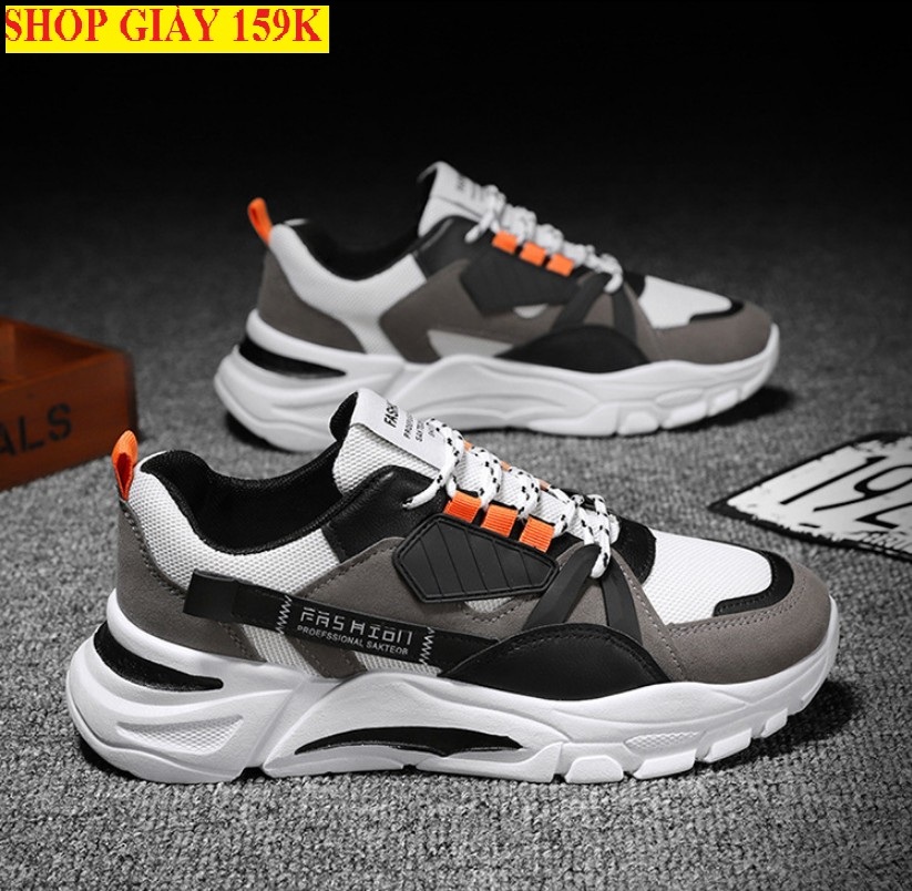 Hot trend 2021-Giày thể thao sneaker tăng chiều cao nam Mẫu mới cao cấp phù hợp mọi dịp đi chơi, đi bộ, đi dạo, thể thao...