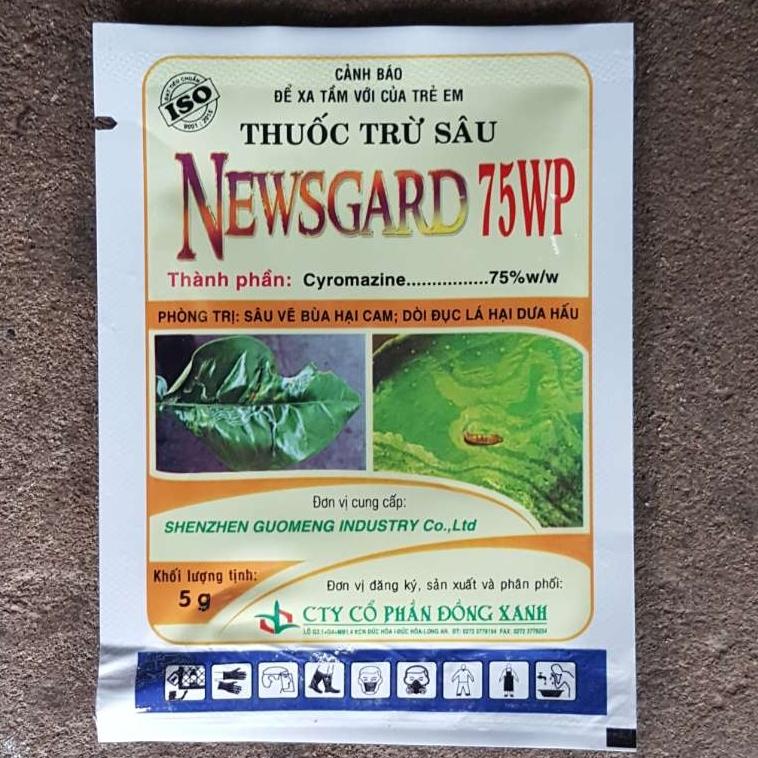 2 gói Newgard 75WP tri sâu vẽ bùa dòi đục lá