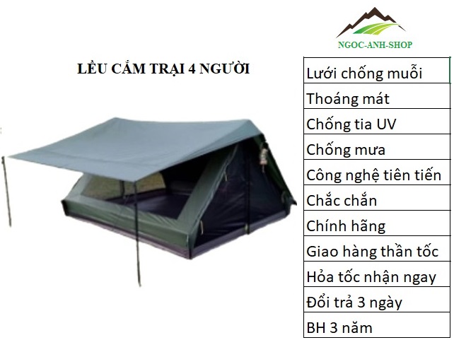Lều vintage home 4 – 5p