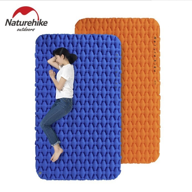  Đệm Hơi Đôi TPU Gấp Gọn Nhẹ Naturehike NH19Z055-P  Tặng Kèm Túi Bơm Hơi Khô  