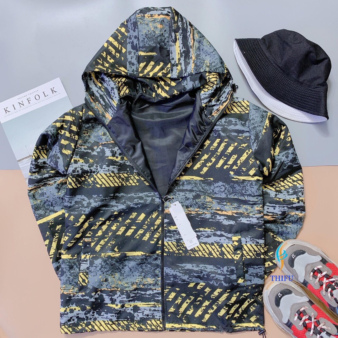 Áo khoác dù in 3d siêu hot hit mùa hè này - hieen fashion