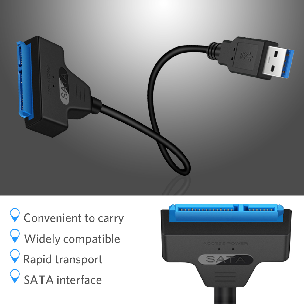 Chuyển Đổi Ổ Cứng USB3.0 SATA Sang Cáp USB Hỗ Trợ 2.5 Inch-C30
