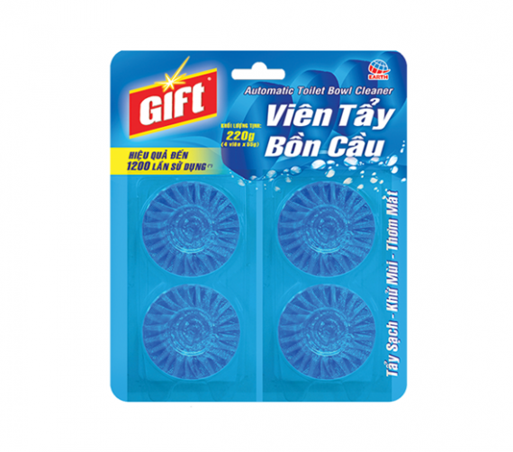 Viên tẩy bồn cầu gift 55g x 4