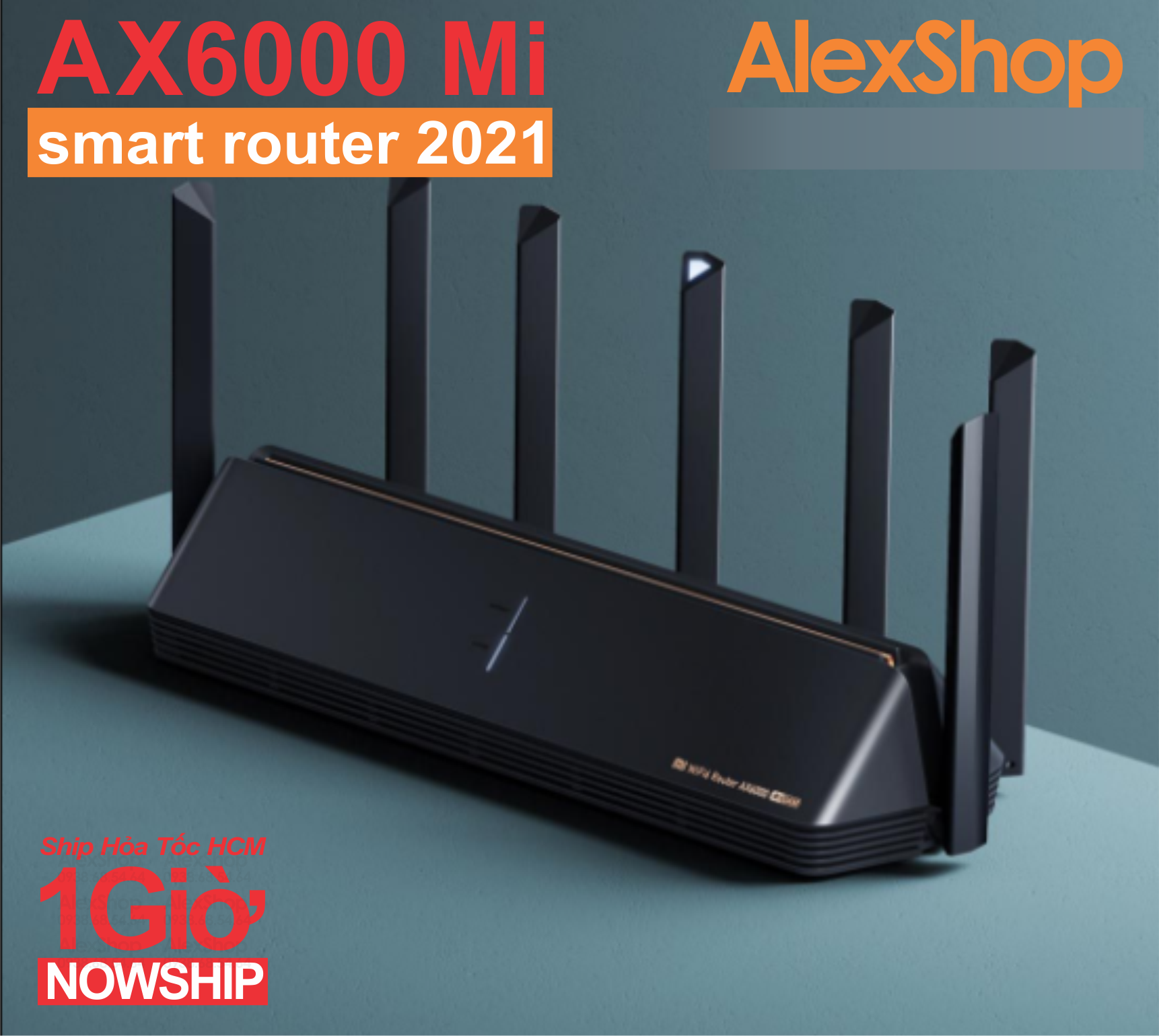 Xiaomi AIoT AX6000/ AX3600 Phát Wifi 6E Thông Minh - Giải Pháp Nhà Rộng Gaming Công Suất Lớn 250Users
