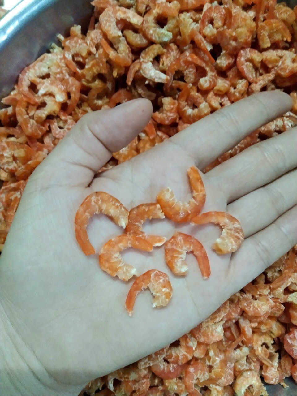 Tôm khô vinh kim loại 2 500g/1 túi - đặc sản trà vinh