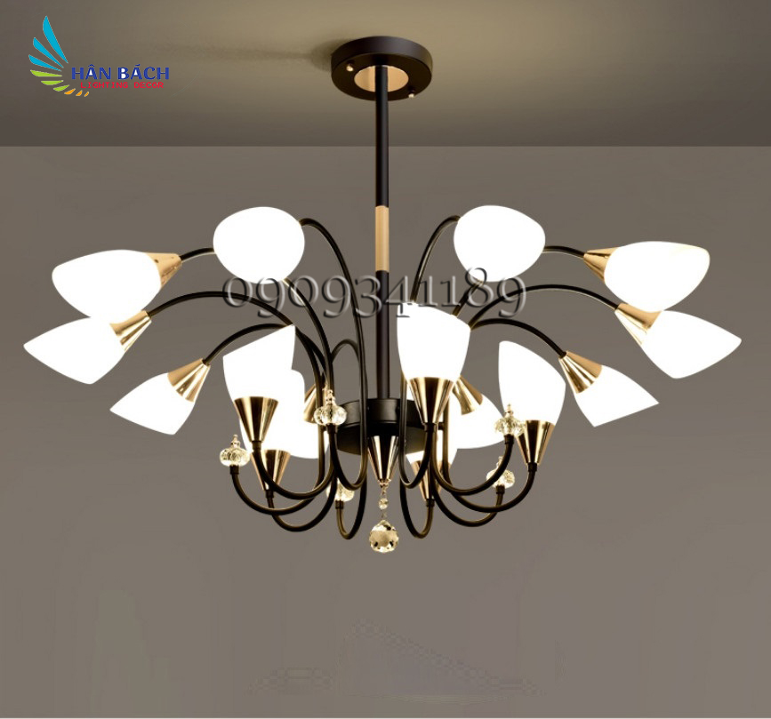 Đèn chùm 15 bóng tặng kèm bóng đèn led
