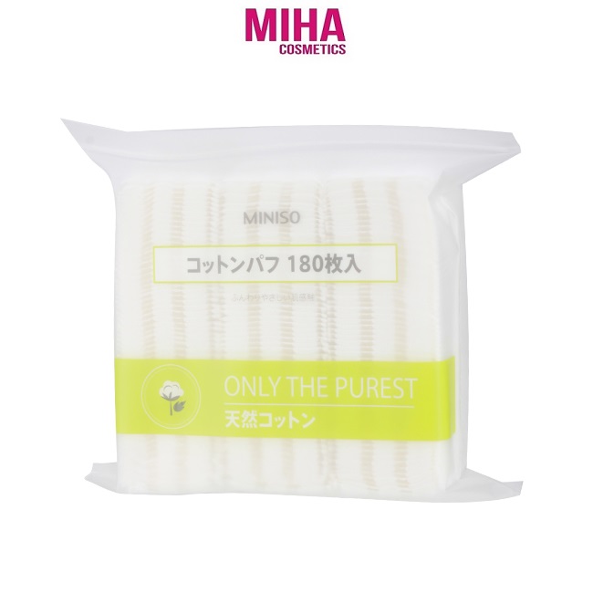 Bông Tẩy Trang MINISO Japan 180 Miếng