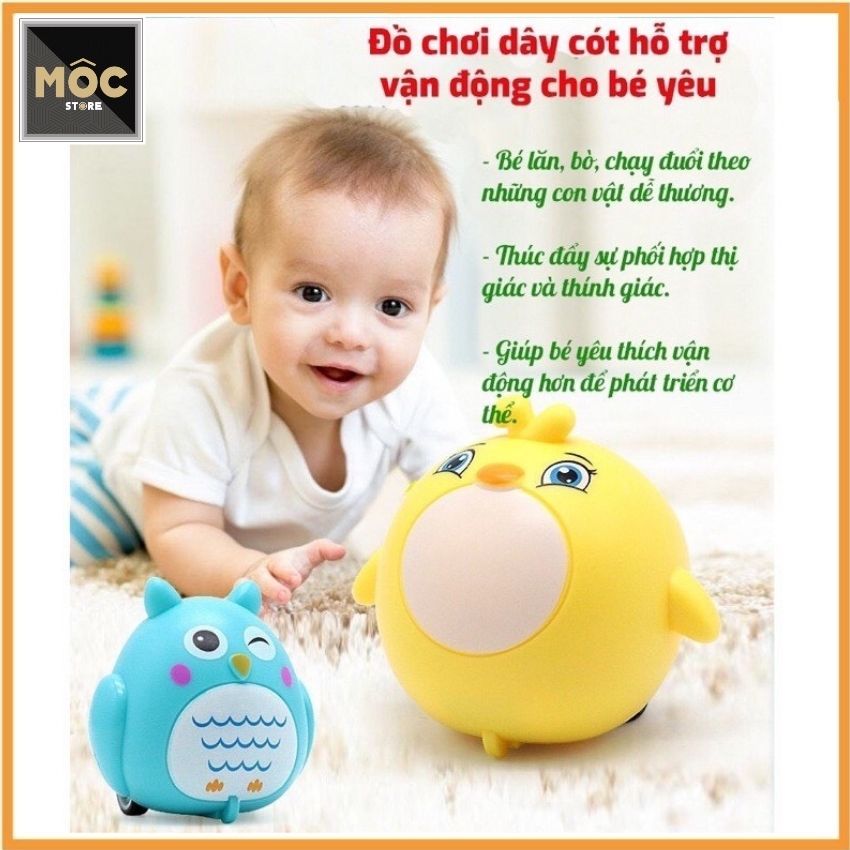 Đồ chơi chạy dây cót cho bé, mocstore, Động vật chạy cót ngộ nghĩnh nhanh nhẹn nhiều con vật dễ thương giao mẫu ngẫu nhiên 45cm x 45cm đồ chơi chạy đà toy vật liệu nhựa an toàn màu sắc bắt mắt