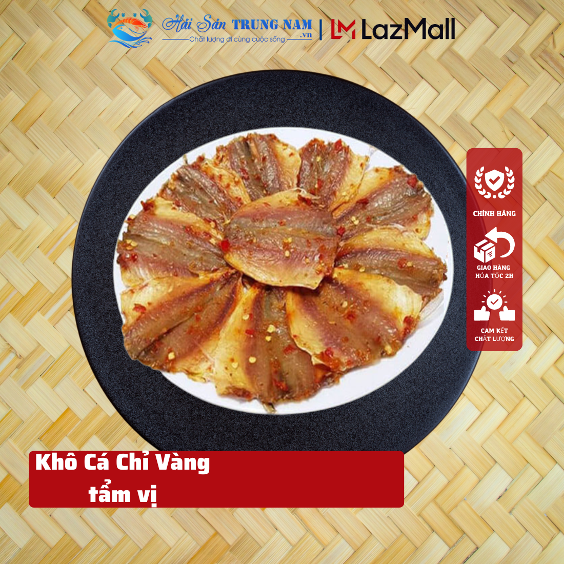 Khô cá chỉ vàng tẩm gia vị