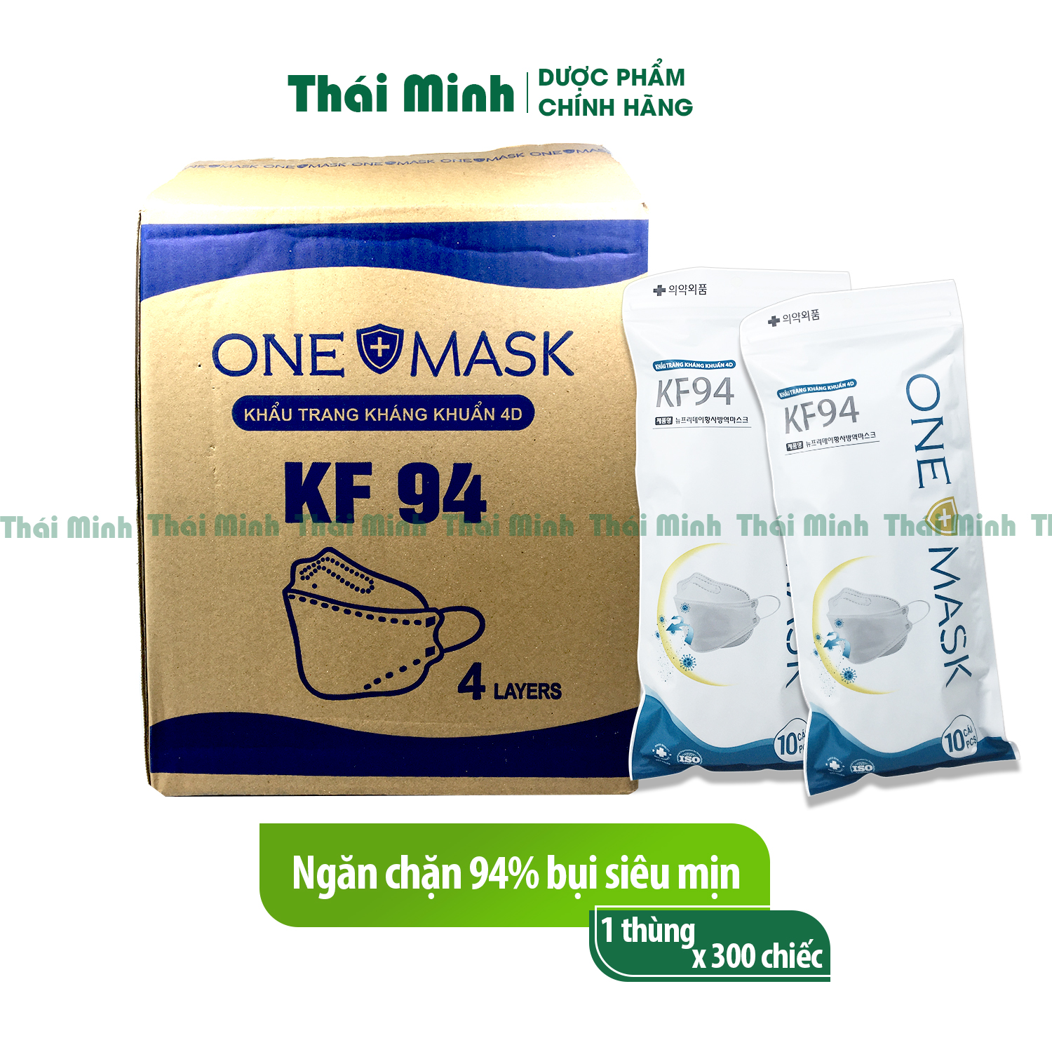 Thùng 300 / 200 Khẩu trang KF94 4D Mask 4 lớp chống bụi mịn và kháng khuẩn hàng cao cấp công nghệ Hàn Quốc kháng khuẩn kt y tế, chống lọc bụi