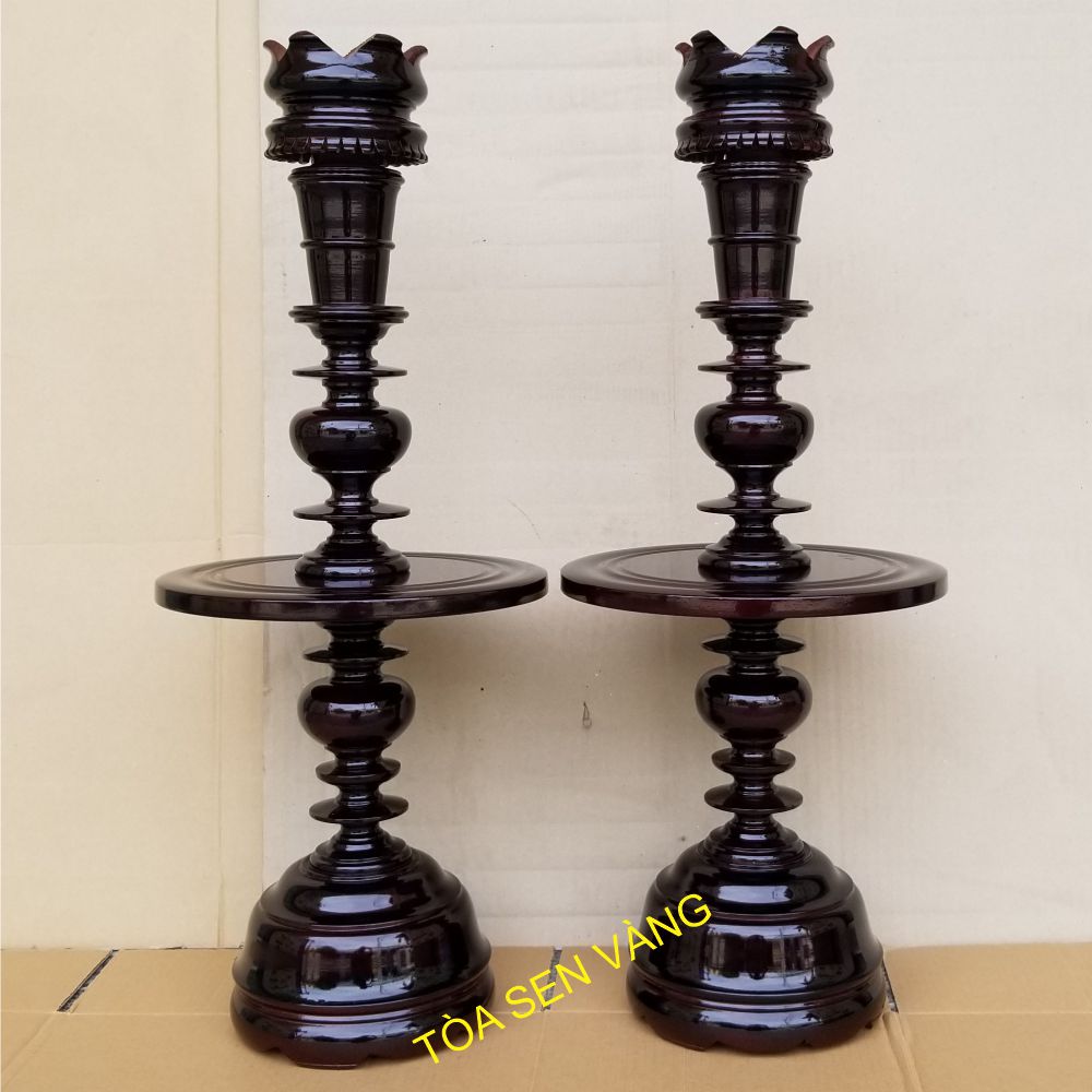 [HCM]Chân Đèn Gỗ - Chân Đèn Thờ Cao 70cm