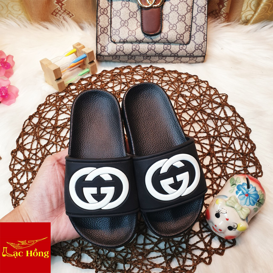 Dép trẻ em thời trang gg trắng –