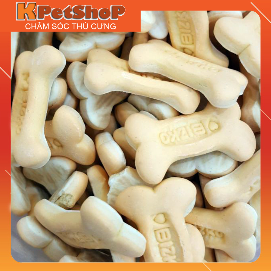 Cookie sữa vị cam, dâu, socola hình xương - thức ăn cho Hamsters,