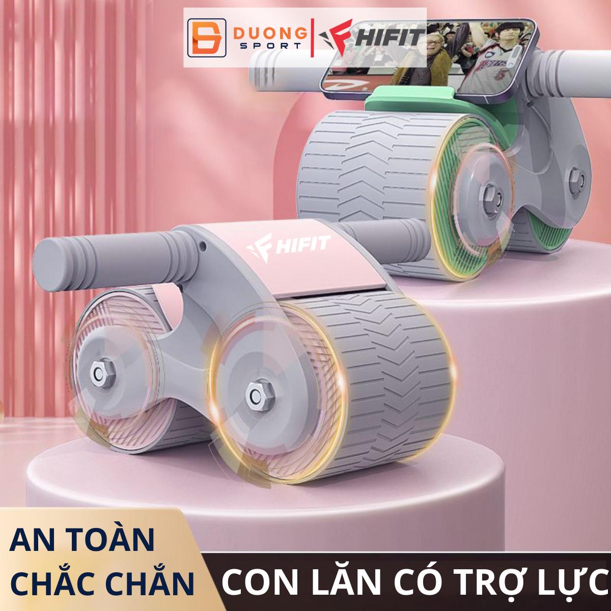Con Lăn Trợ Lực HIFIT Thế Hệ Mới 2 Bánh Tự Động Kéo Về Tặng Kèm Miếng Lót Chân DC0013