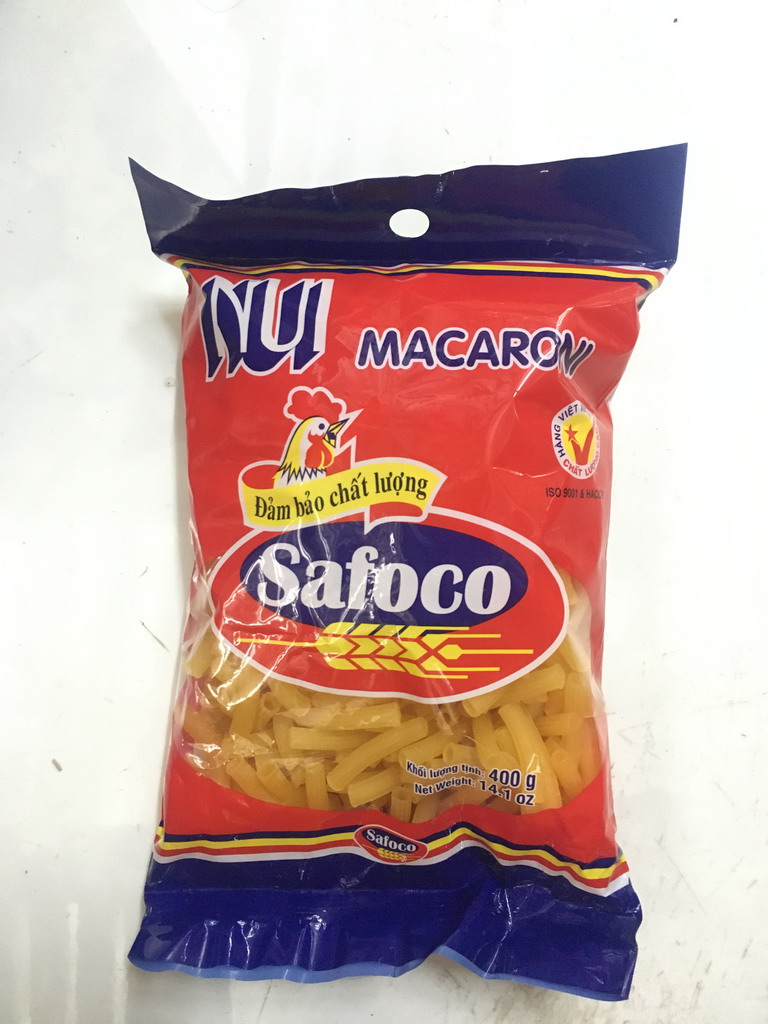 Nui ống lớn Safoco gói 400g