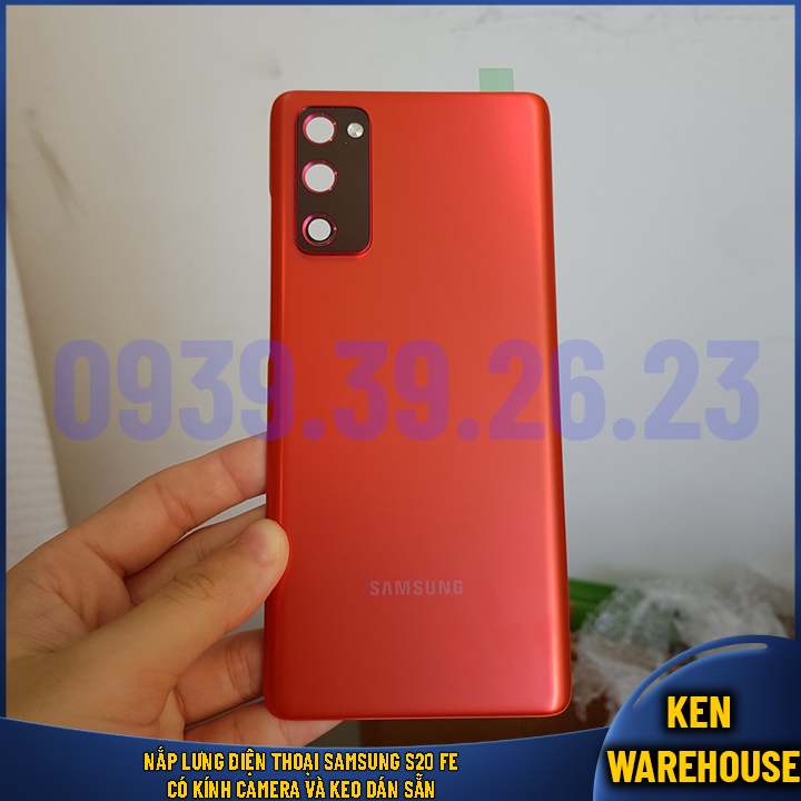 Linh Kiện - Nắp Lưng Điện Thoại Samsung S20 FE Có Kính Camera Và Keo Dán -  KEN warehouse