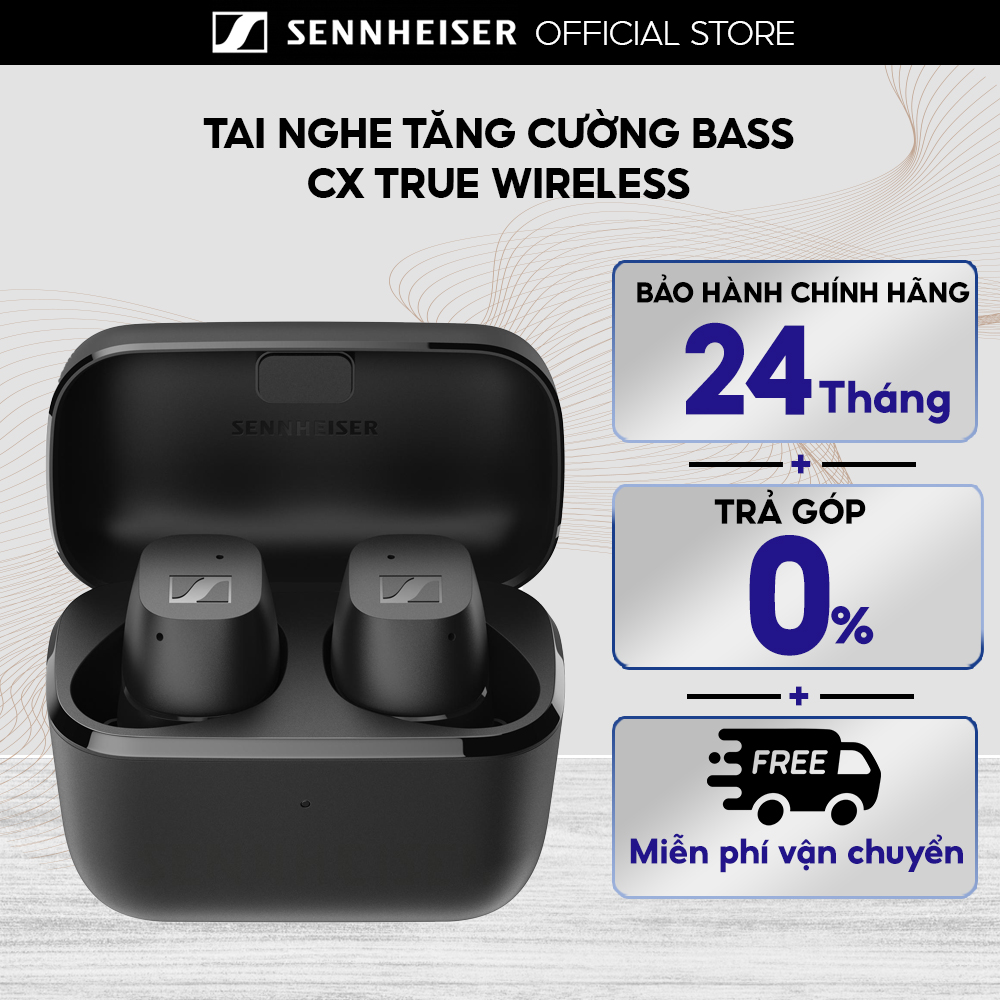 Tai nghe sennheiser cx true wireless chính hãng- bảo hành 24 tháng