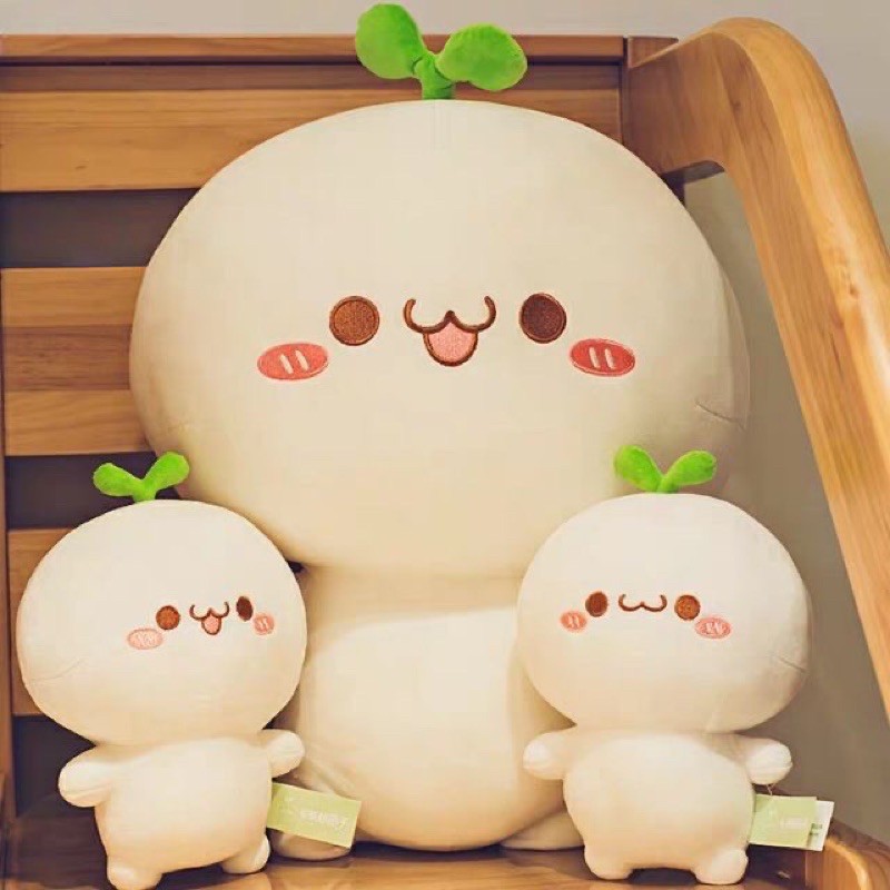 ️sỉ️ gấu bông rau mầm siêu mềm mịn siêu cute-gấu rau mầm cây dễ thương