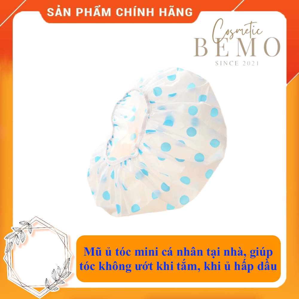 Mũ ủ tóc mini cá nhân tại nhà, giúp tóc không ướt khi tắm, khi ủ hấp dầu