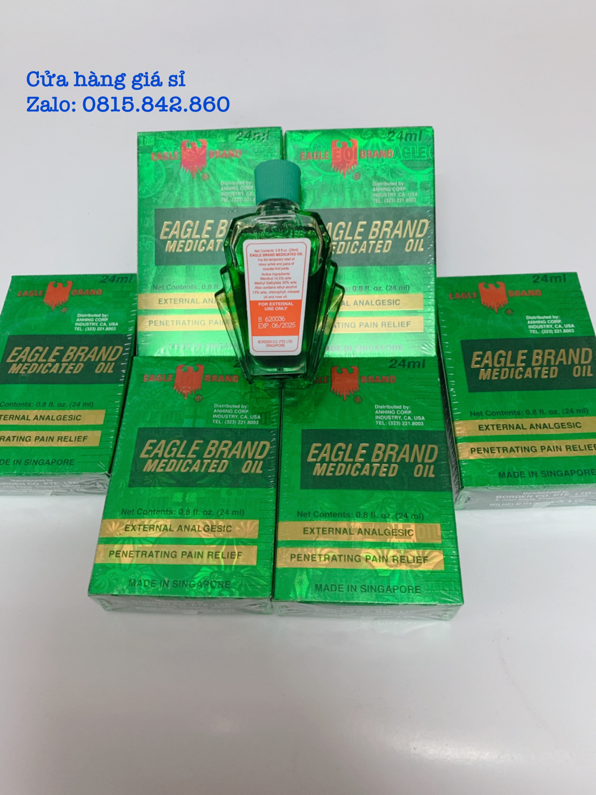 [HCM][HÀNG CAO CẤP] Dầu Gió Xanh Mỹ Nhập Khẩu (2 Nắp)