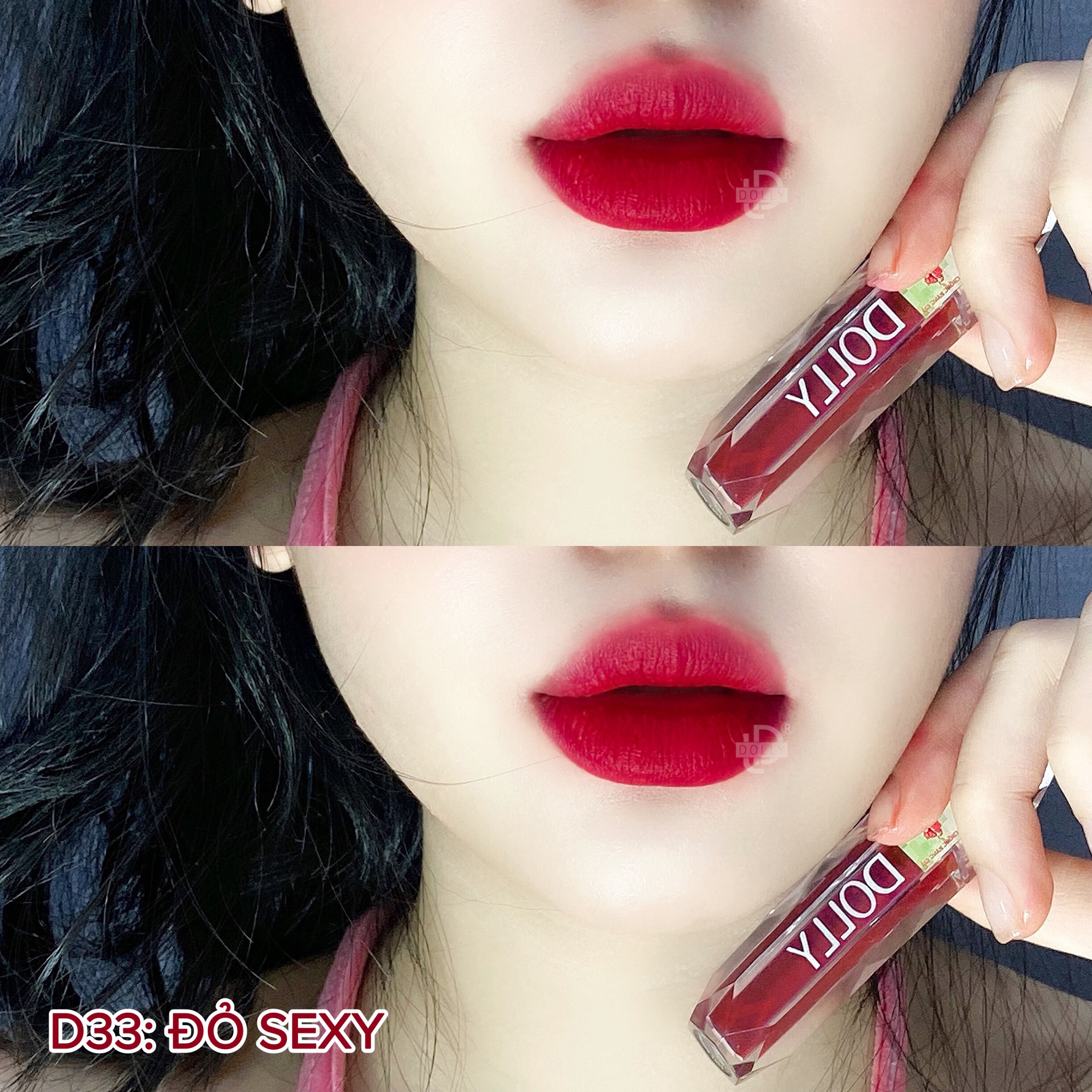 Son kem siêu lì không chì mềm môi - son dolly diamond velvet