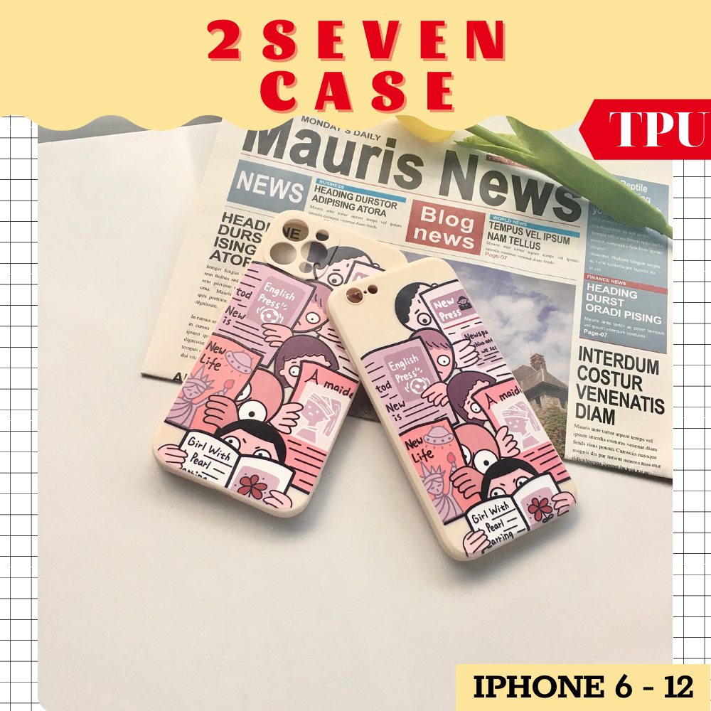 Ốp lưng iphone mặt báo 6/6plus/6s/6splus/7/7plus/8/8plus/x/xr/xs/xsmax/11/12/pro/max/promax