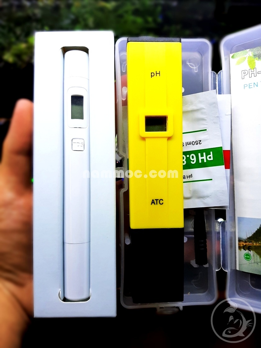 Combo bút đo ph & tds new 2021 | bộ bút test nước cho bể cá cảnh, bể thuỷ sinh