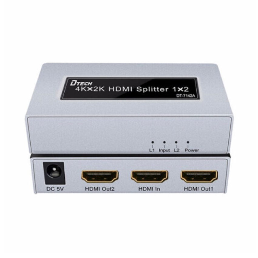 Bộ chia hdmi 1 ra 2 dtech dt-7142a