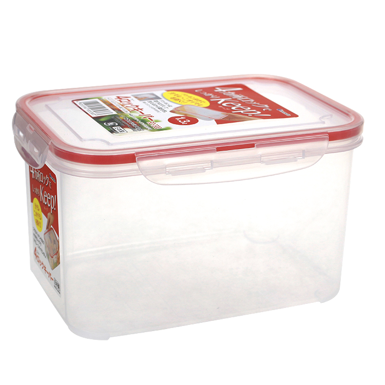 Hộp nhựa nắp silicon cao 1,3l inomata