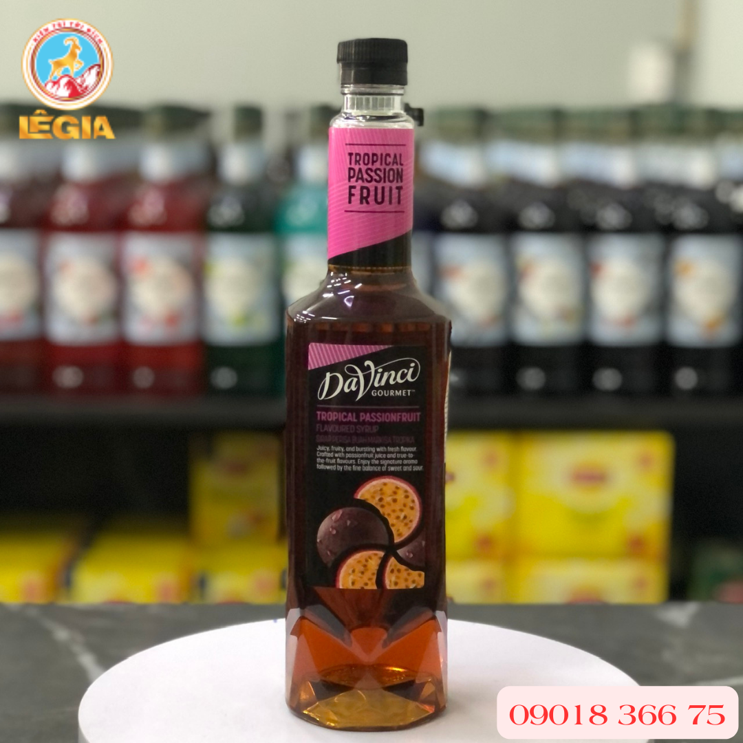 Siro davinci chanh dây 750ml - davinci tropical passion fruit syrup