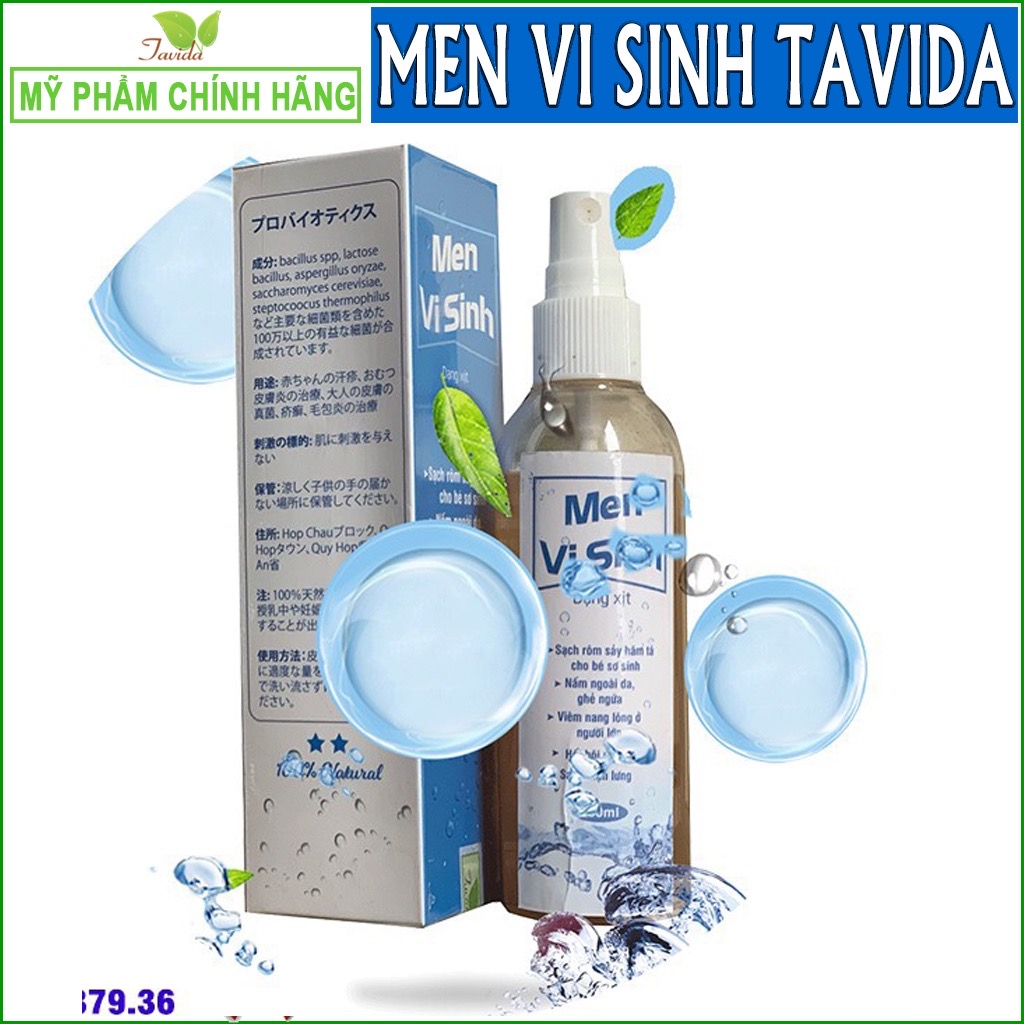 Men vi sinh tavida hết mụn lưng, viêm nang lông, mẩn ngứa